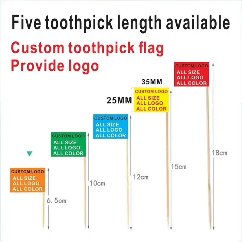 Custom Toothpick Flag